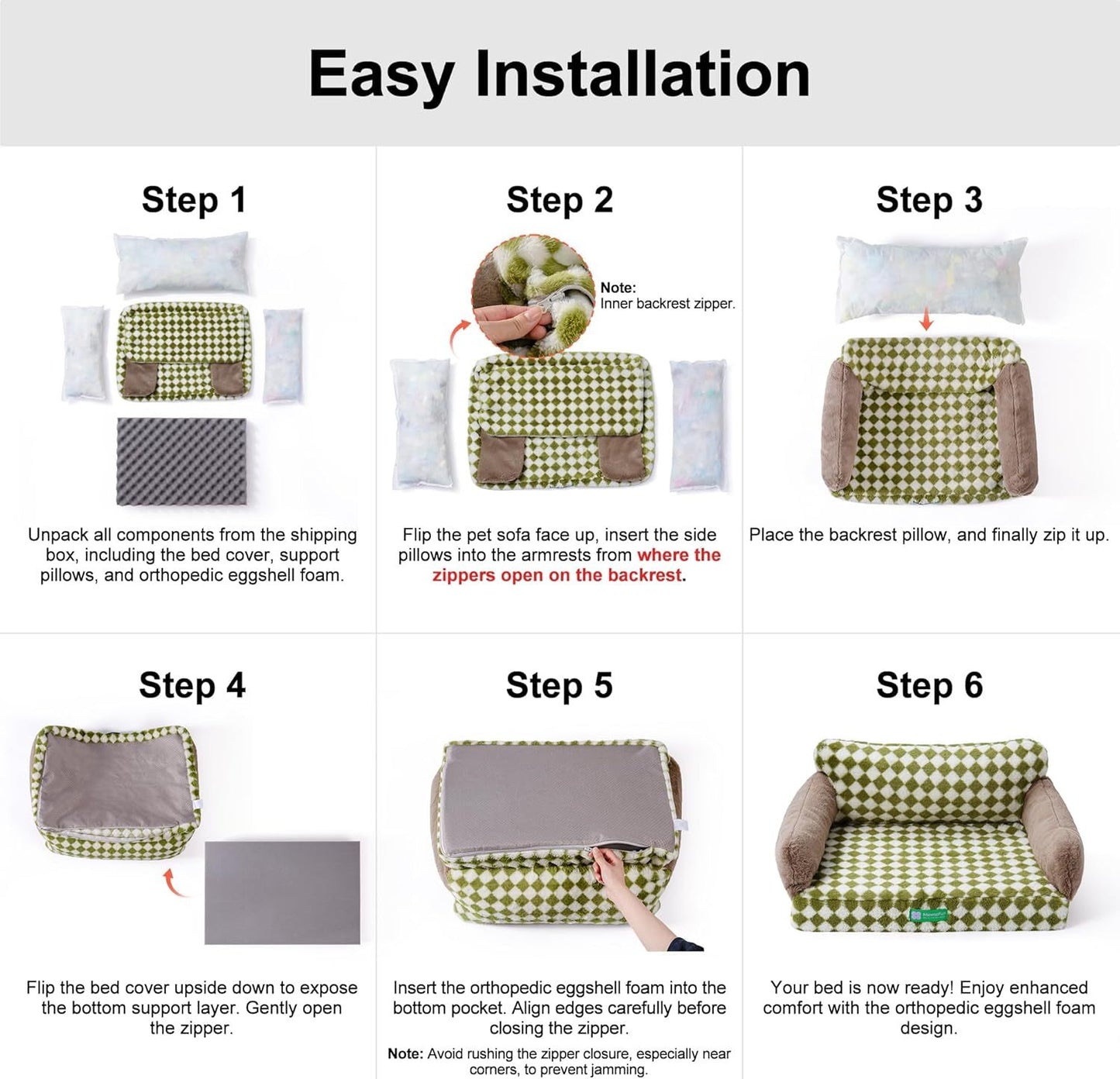 Orthopedic Dog Bed For Small Or Medium Dogs